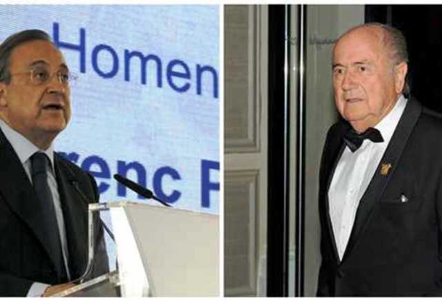 Florentino Perez y Joseph Blatter